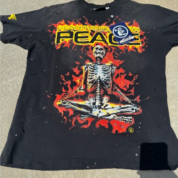 Hellstar Black Graphic Tee - Picture 1 of 9